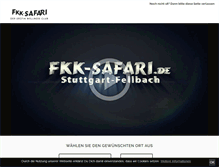 Tablet Screenshot of fkk-safari.de